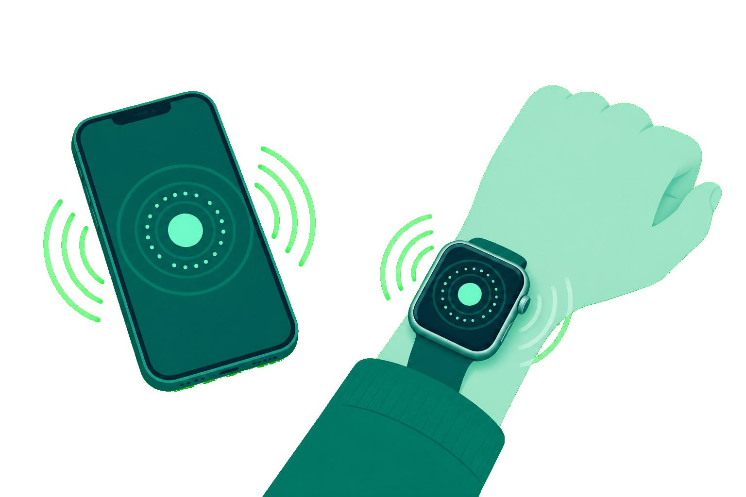 TempoMate: Metronome silent haptic practice illustration